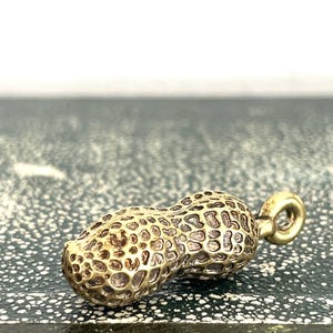 Brass Peanut, Miniature | Peanut Pendant