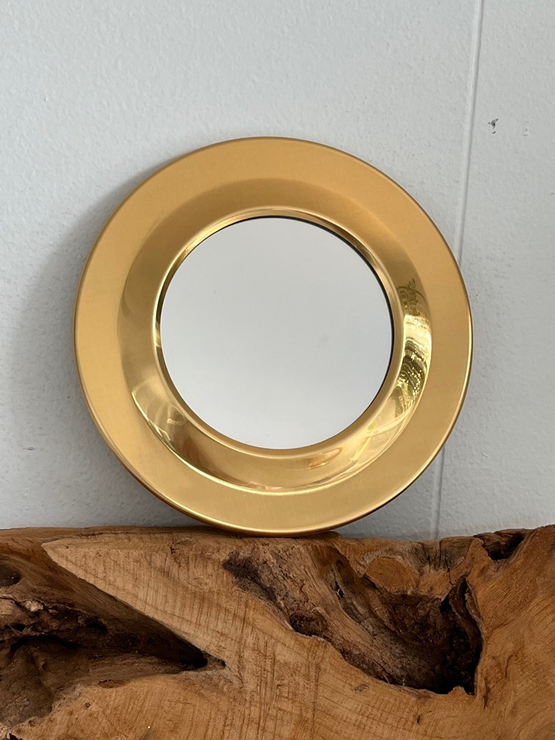 Small Brass Mirrors Brass Wall Mirrors Etsy