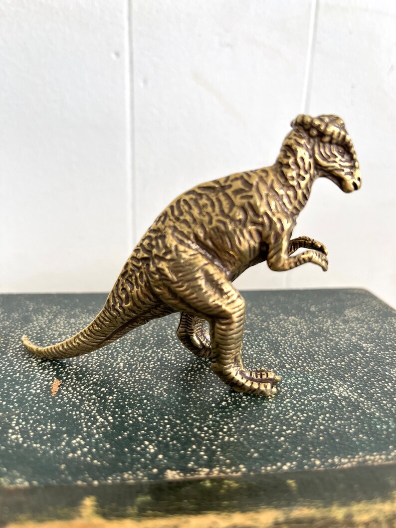 Brass Miniature Dinosaur, Allosaurus Jurassic image 6