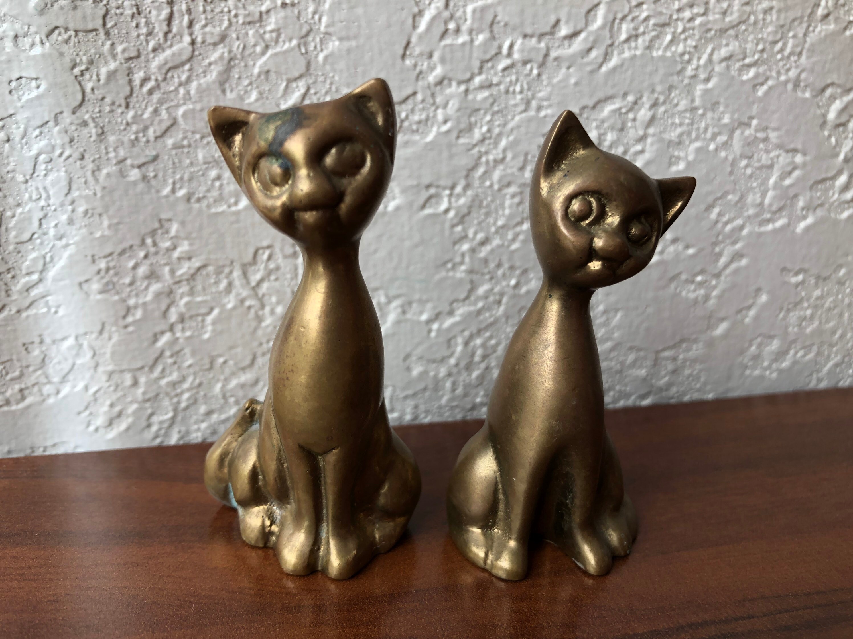 Vintage Brass Cat | Vintage Brass Kitten | Gatco Brass