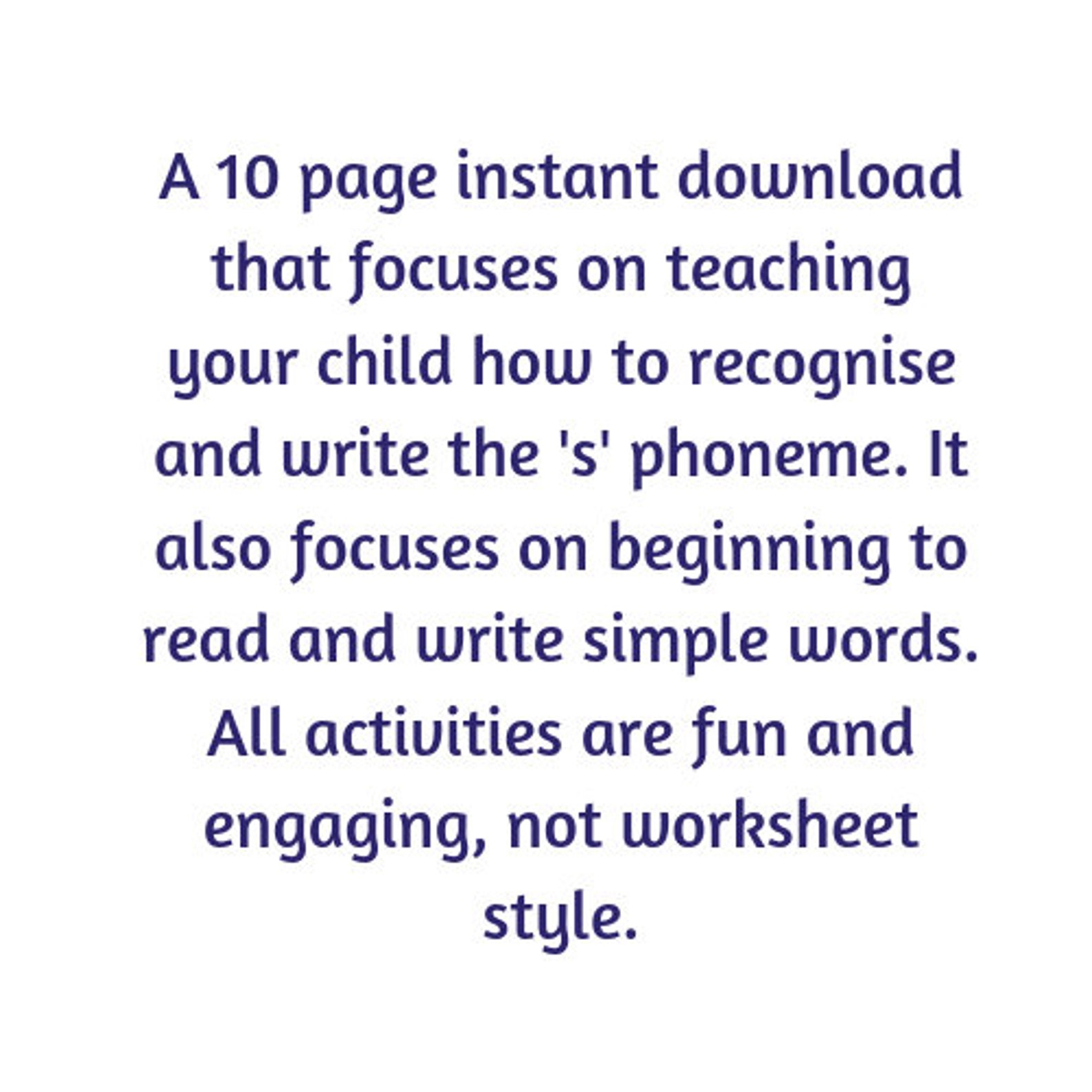 Printable Learn to Read and Write Phonics Activity Booklet S | Etsy