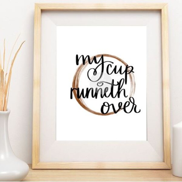 My Cup Runneth Over - Etsy