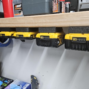 5x Battery Hangers for Dewalt 20V & 60V All Capacities - LIFETIME WARRANTY