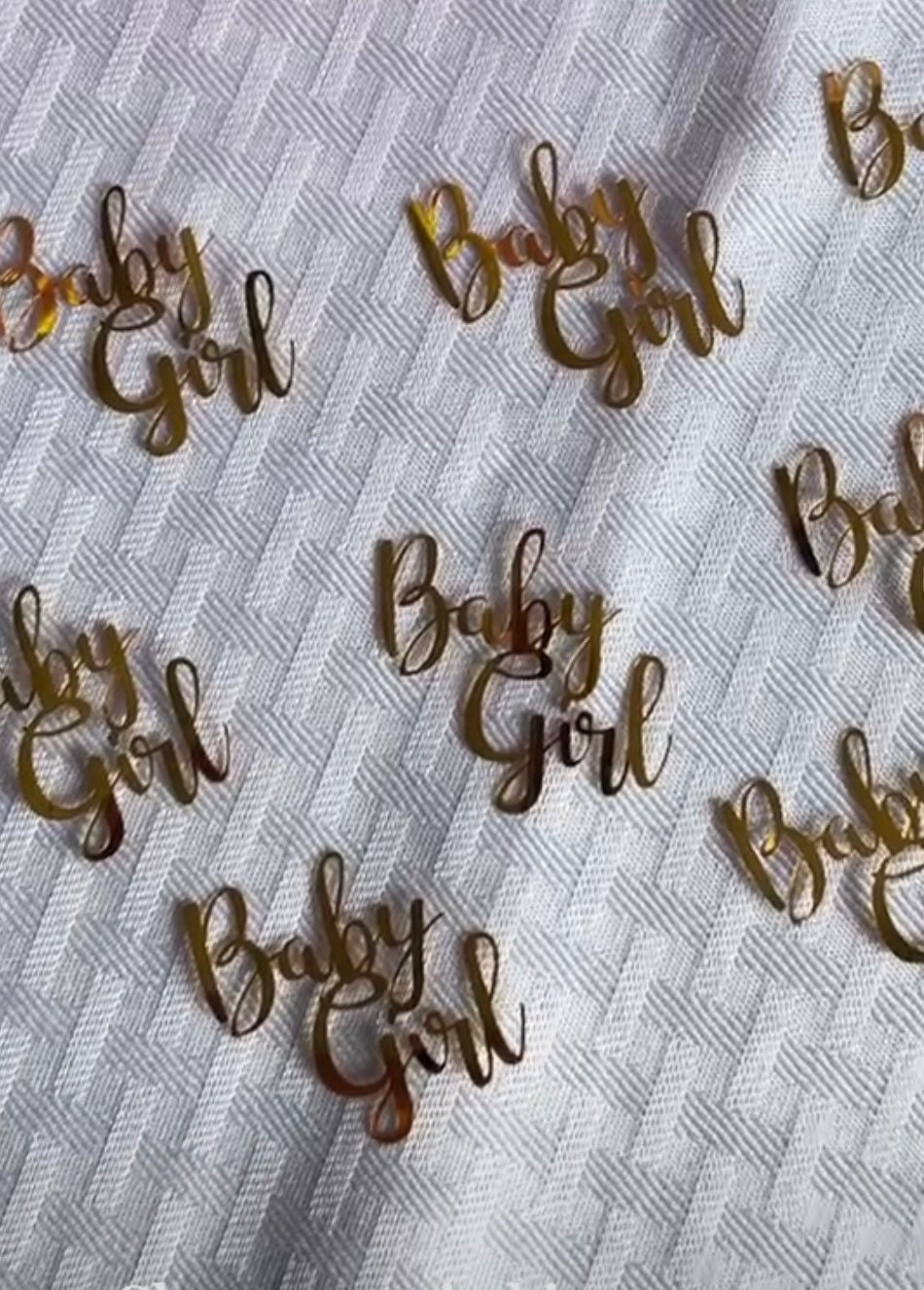 Baby girl confetti Etsy