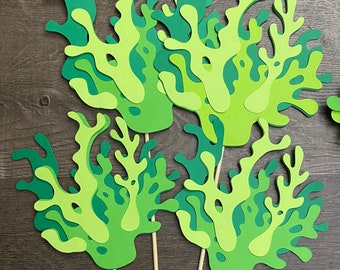 Set of Seaweeds, Paper Seaweeds, Under the Sea Theme Decoration, Mermaid  Wall Decorations, -  Canada