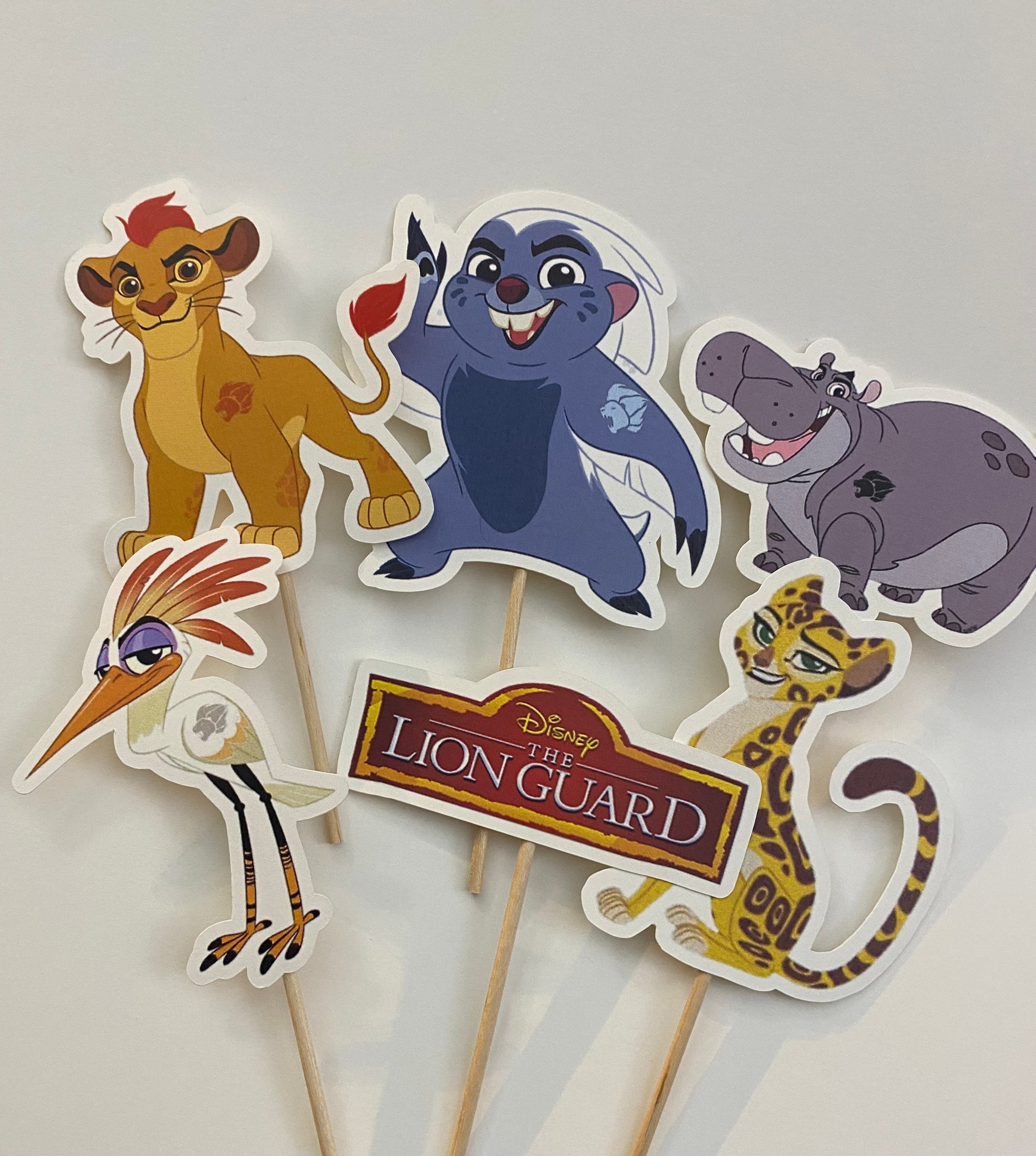Lion Guard Cupcake Toppers Lion King Toppers Etsy