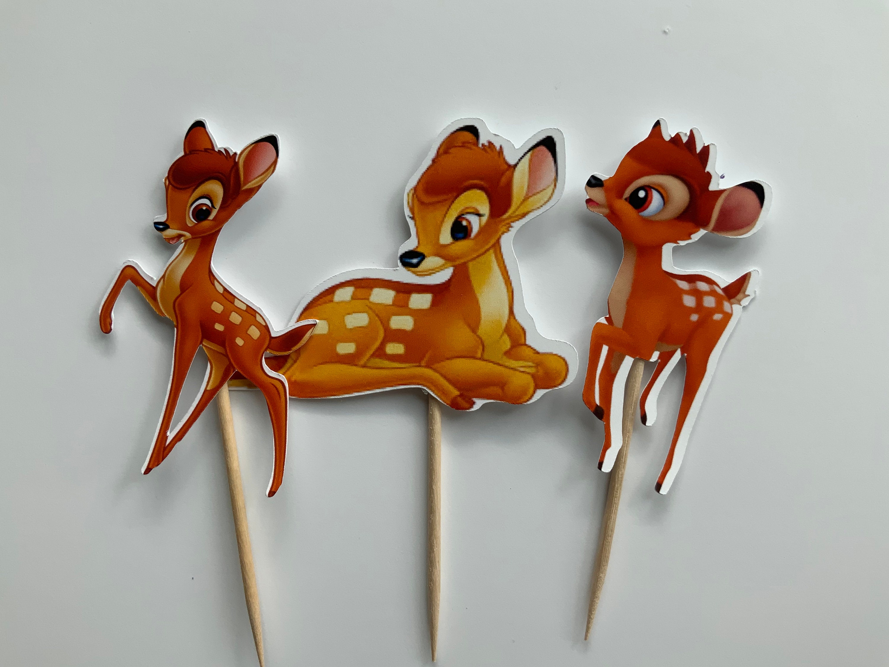 Bambi Cupcake Toppers Bambi Cake Toppers Bambi and Friends Etsy