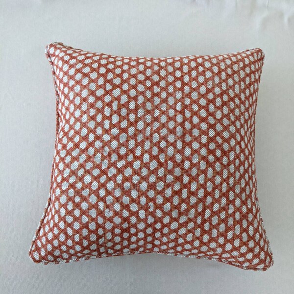 Orange Cushion in Fermoie