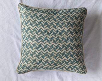 Cushion cover in turquoise in Fermoie Chiltern