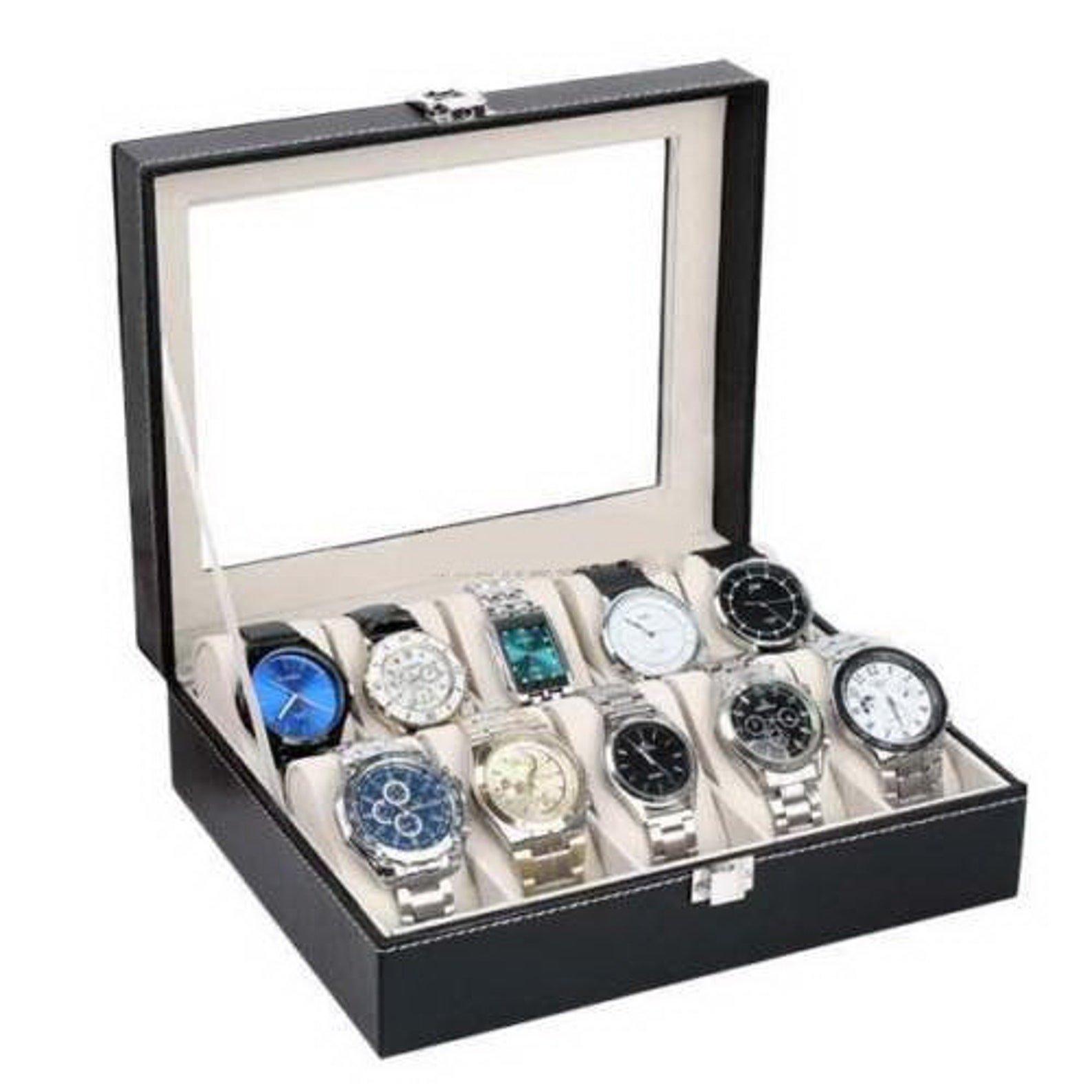 10 Slots Watch Collection Storage Box Watch Organizer Watch Etsy
