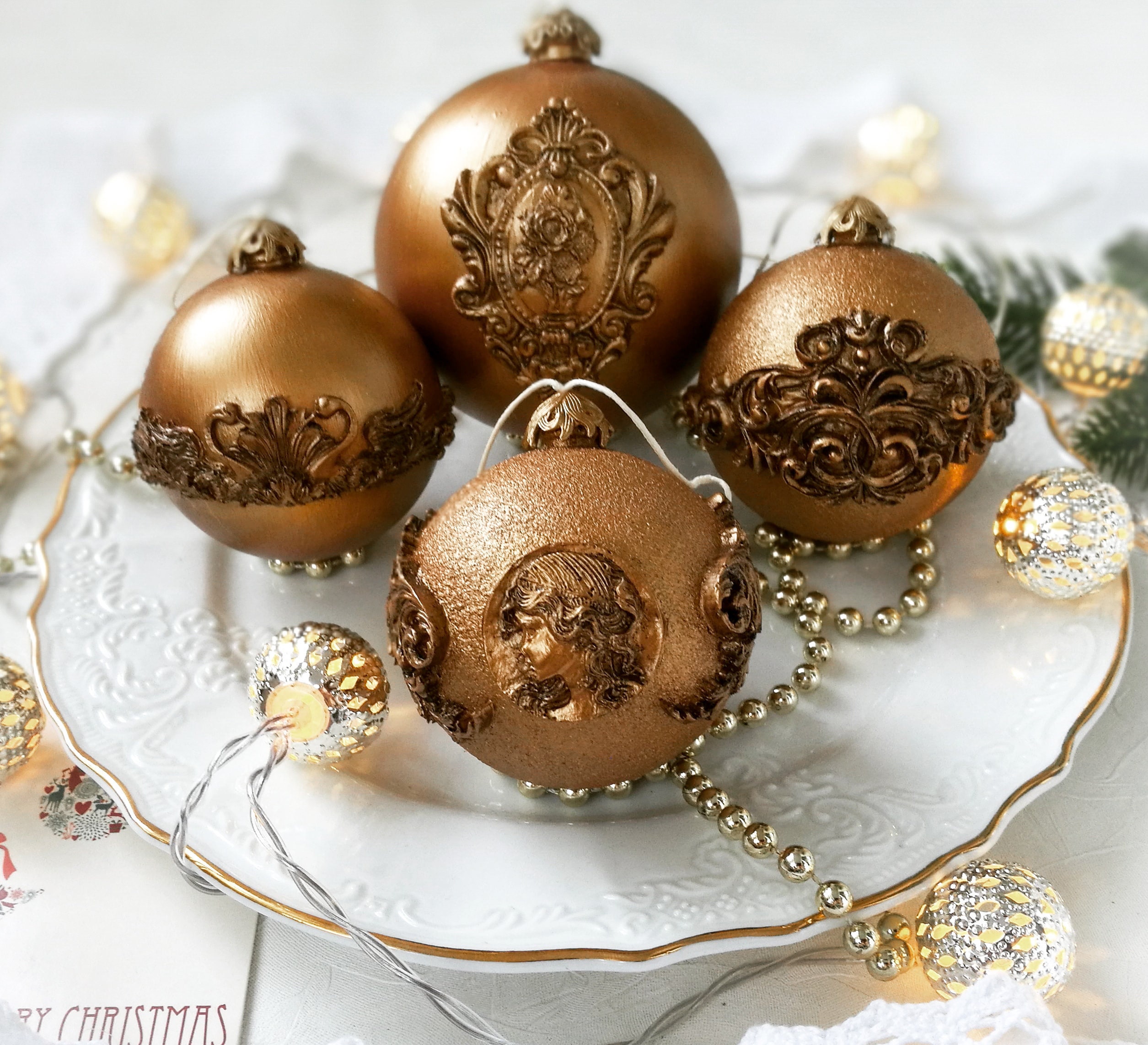 Etsy Vintage Christmas Ornaments 