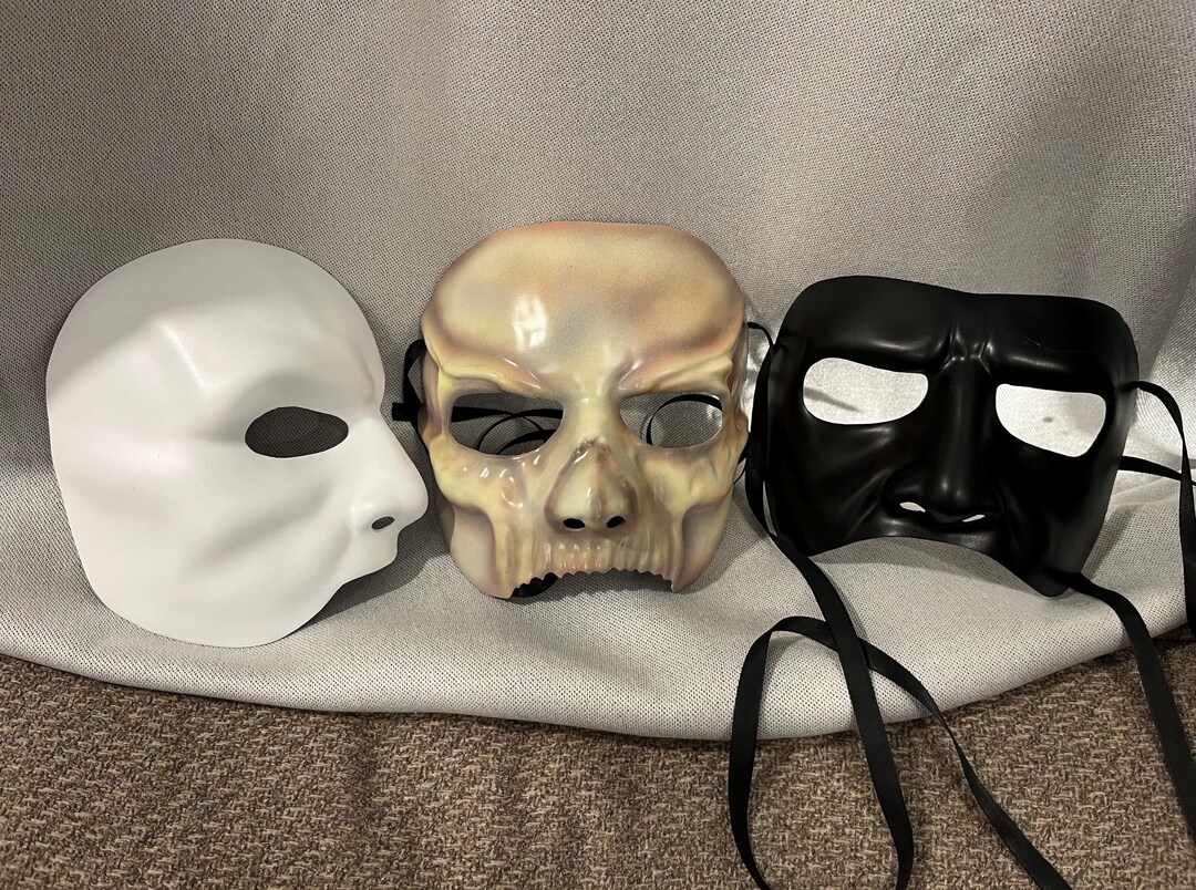 Butler Mask Phantom of the Opera Mask Set (butler Complete Collection) - Etsy