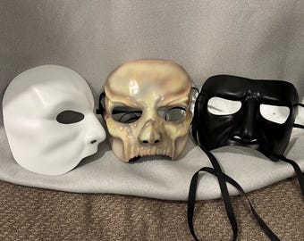 オペラ座の怪人（25周年記念）マスクとプロテーゼのセット - Etsy 日本