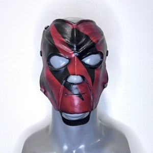 Pro-Wrestling Fiery Monster Latex Mask