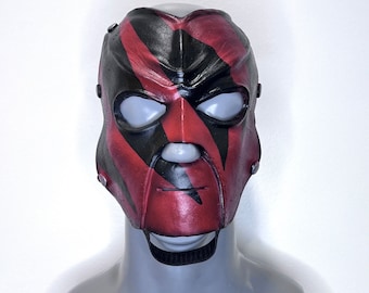 Pro-Wrestling Fiery Monster Latex Mask