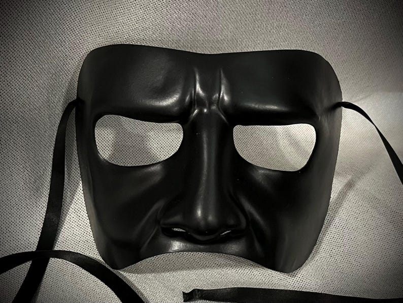 Butler Mask Phantom of the Opera Mask (butler Domino Edition) - Etsy