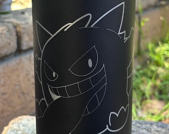 The Shadow Poke' Laser Etched Bottle