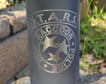 Resi. Evil Laser Etched Bottle