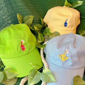 Pikmin Inspired Classic Cap | Customizable Baseball Hat