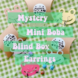Mini Boba Earrings | Blind Box Boba Earrings