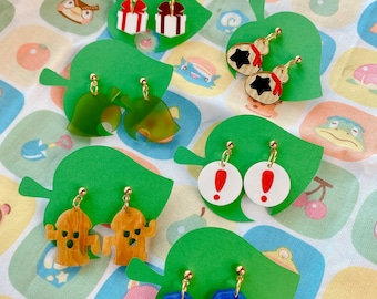 ACNH Inspired Dangle Earrings Singles