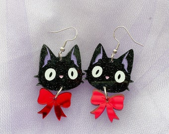 Kiki’s Delivery Service Inspired Jiji Earrings