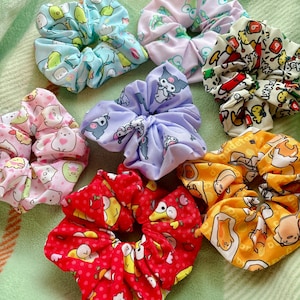 Handmade Anime Scrunchies | Kawaii Character Inspired