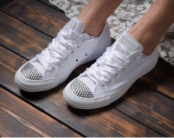 crystal tennis shoes