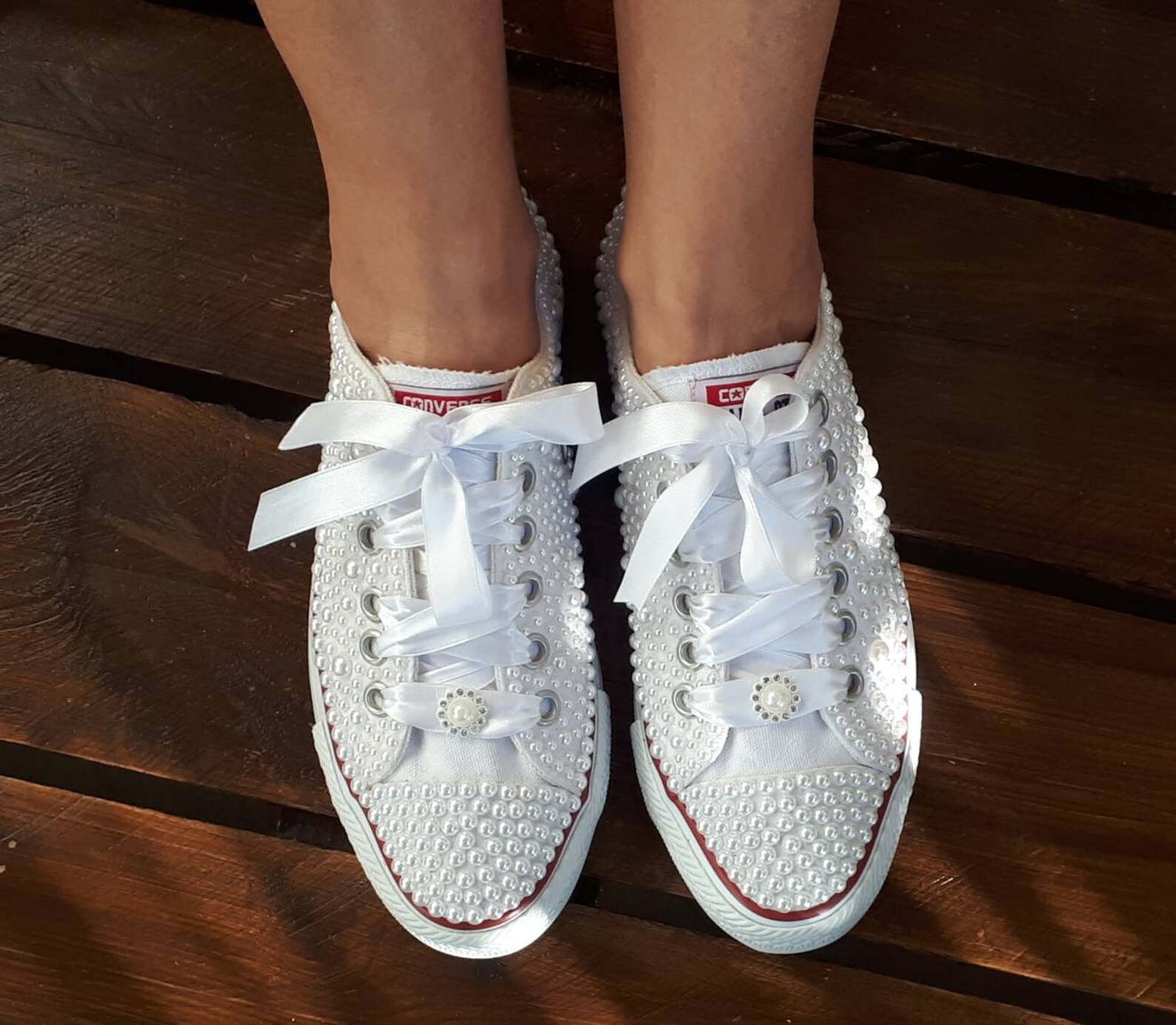 bridal sneakers converse