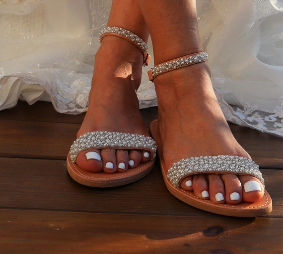 Wedding sandals for cheap beach wedding