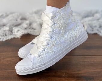 Converse sposa pizzo discount