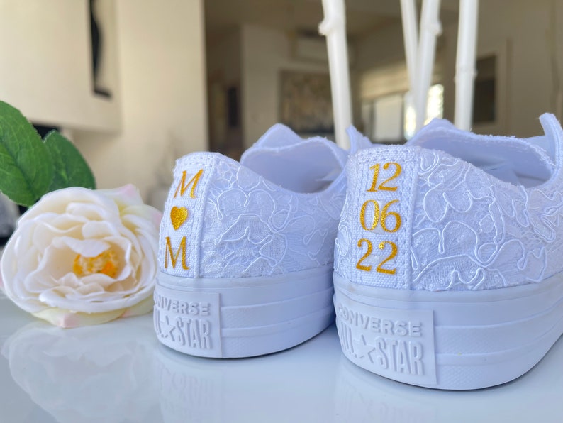 custom bride converse