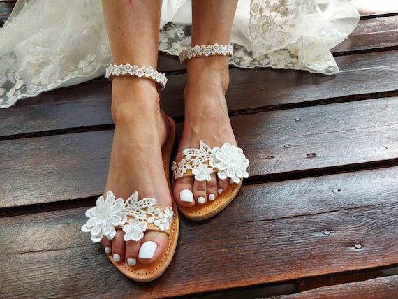 Preserve 164+ wedding sandals for bride super hot