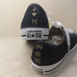 Custom Wedding Converse: Personalized Bridal Groom Sneakers