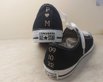 Converse de boda personalizadas: zapatillas personalizadas para el novio