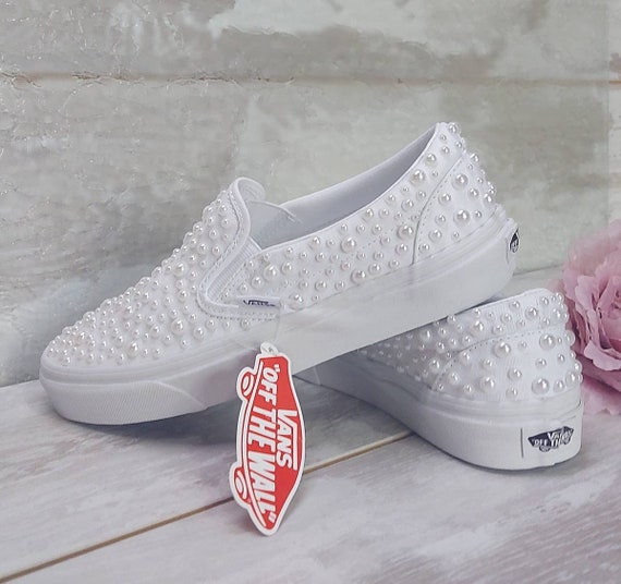 Bespoke Bridal Sneakers | bridal shoes | Dazzle by Sarah