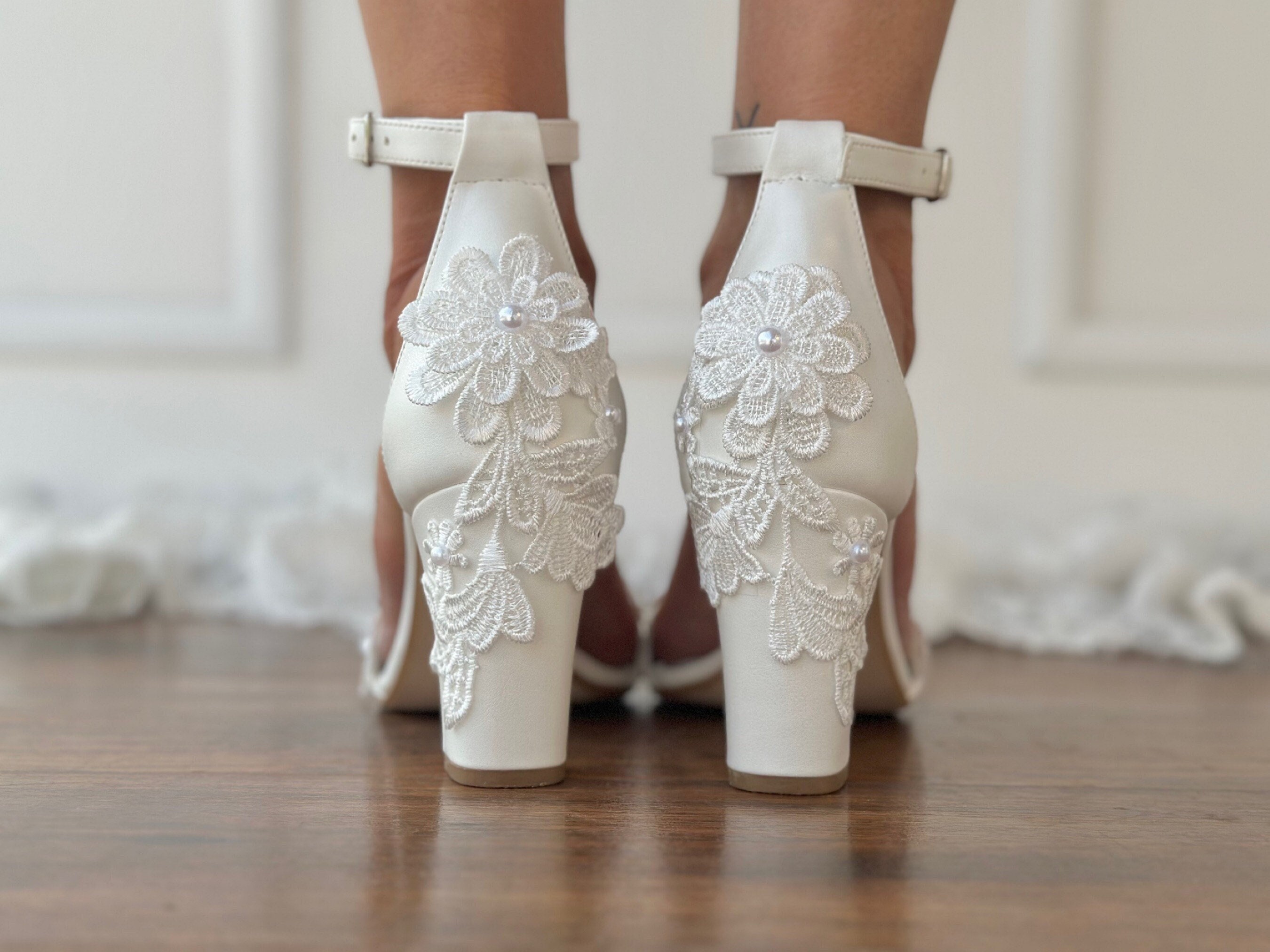 Flower Bridal Heels 