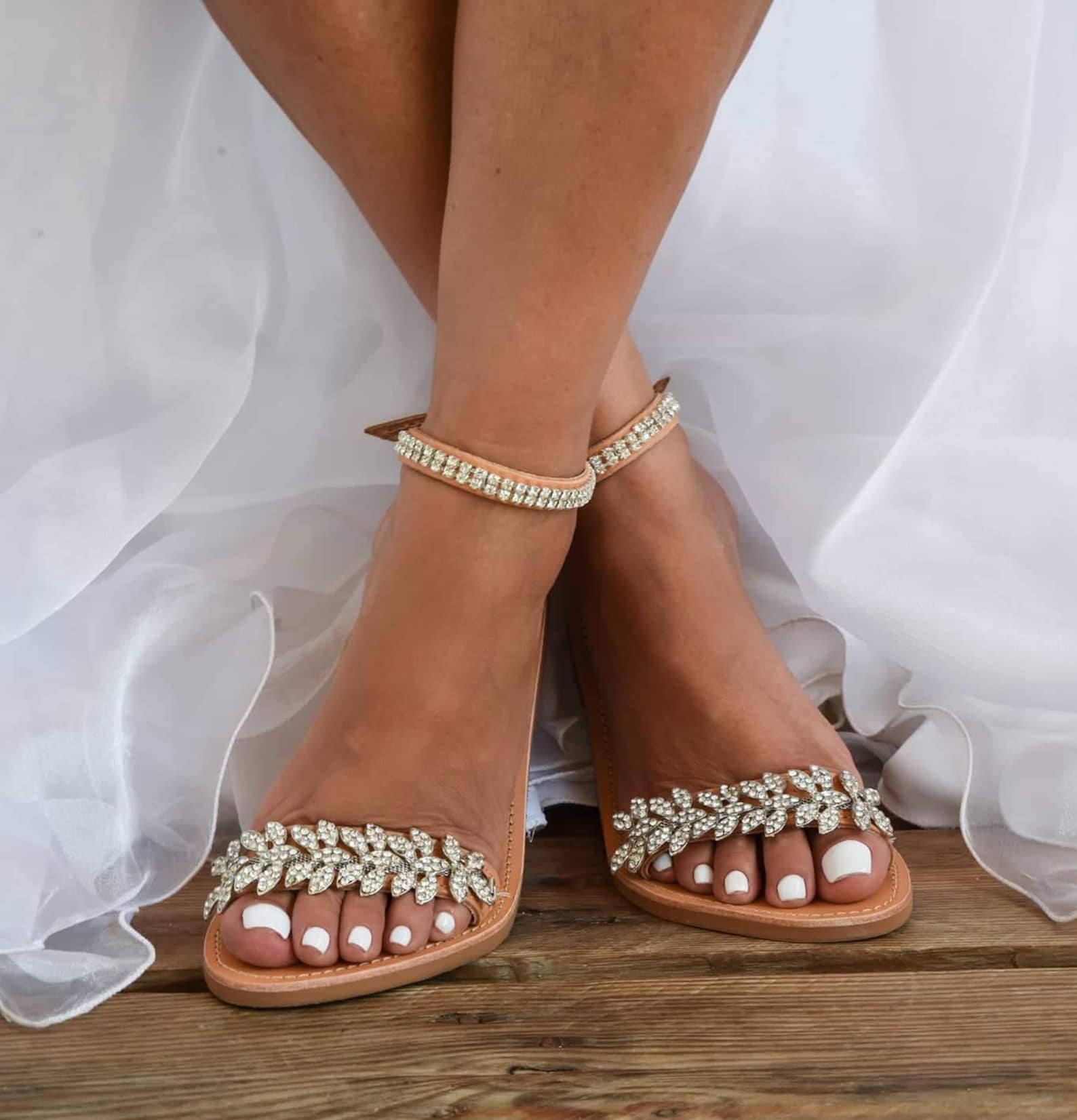 Wedding Sandals for Bride Bridal Sandals Beach Wedding Etsy