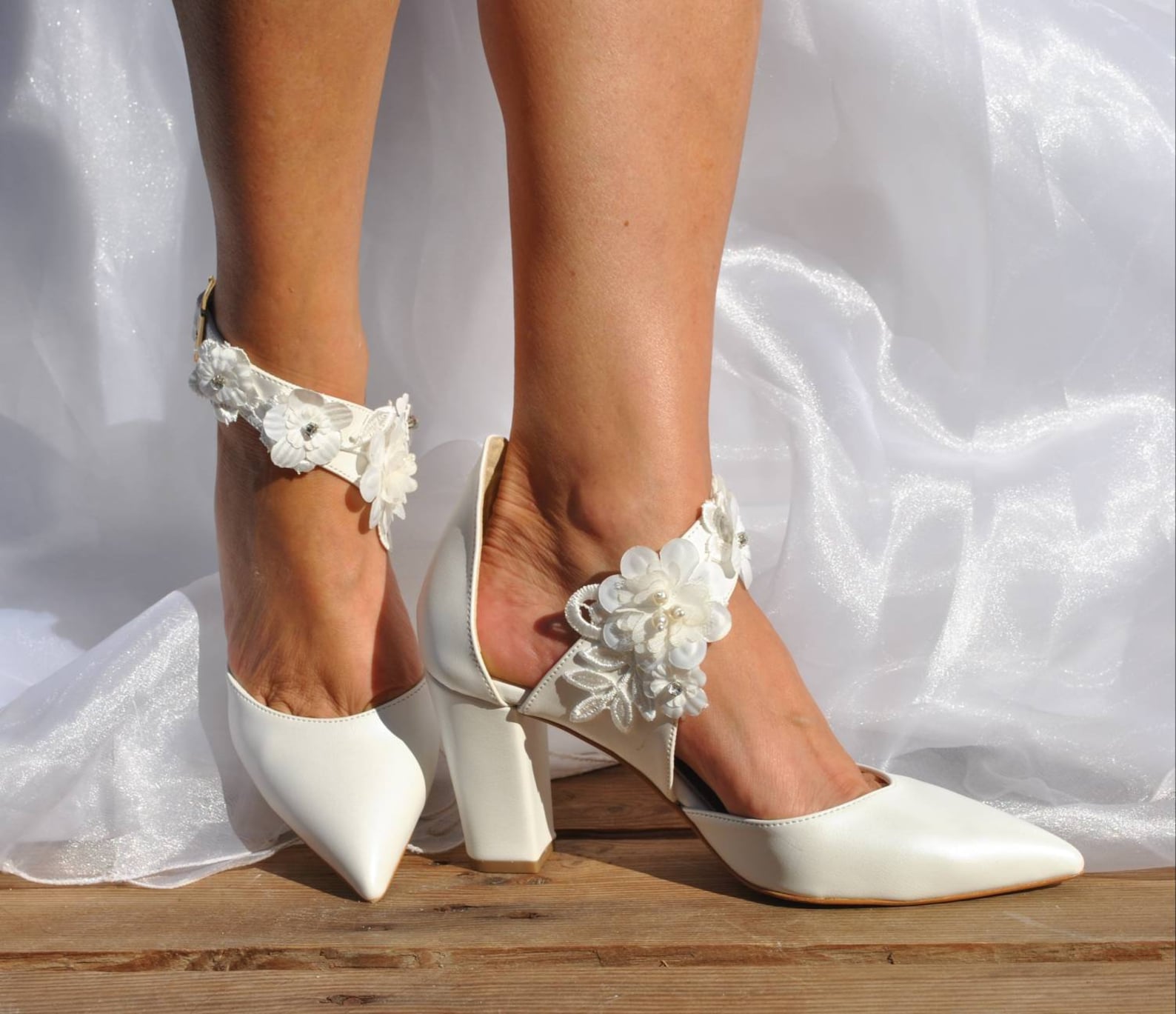 evening shoes with block heel
