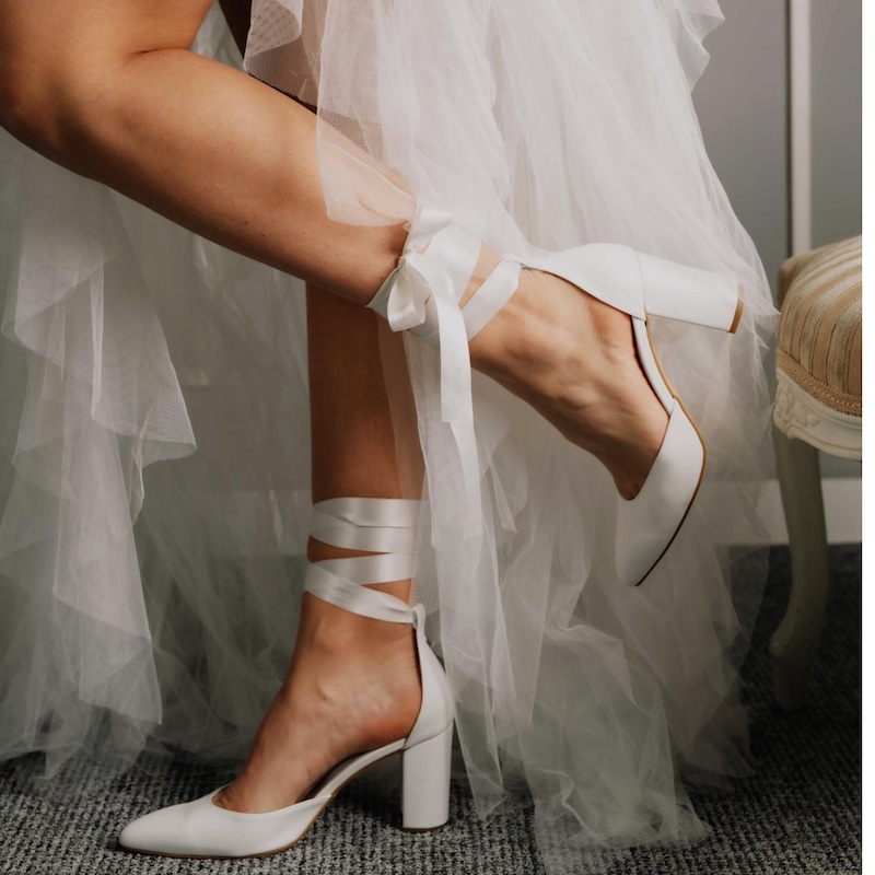 dyeable flat wedding shoes