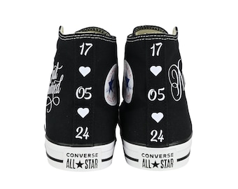 Sneakers Converse personalizzate da uomo: scarpe da sposo, scarpe