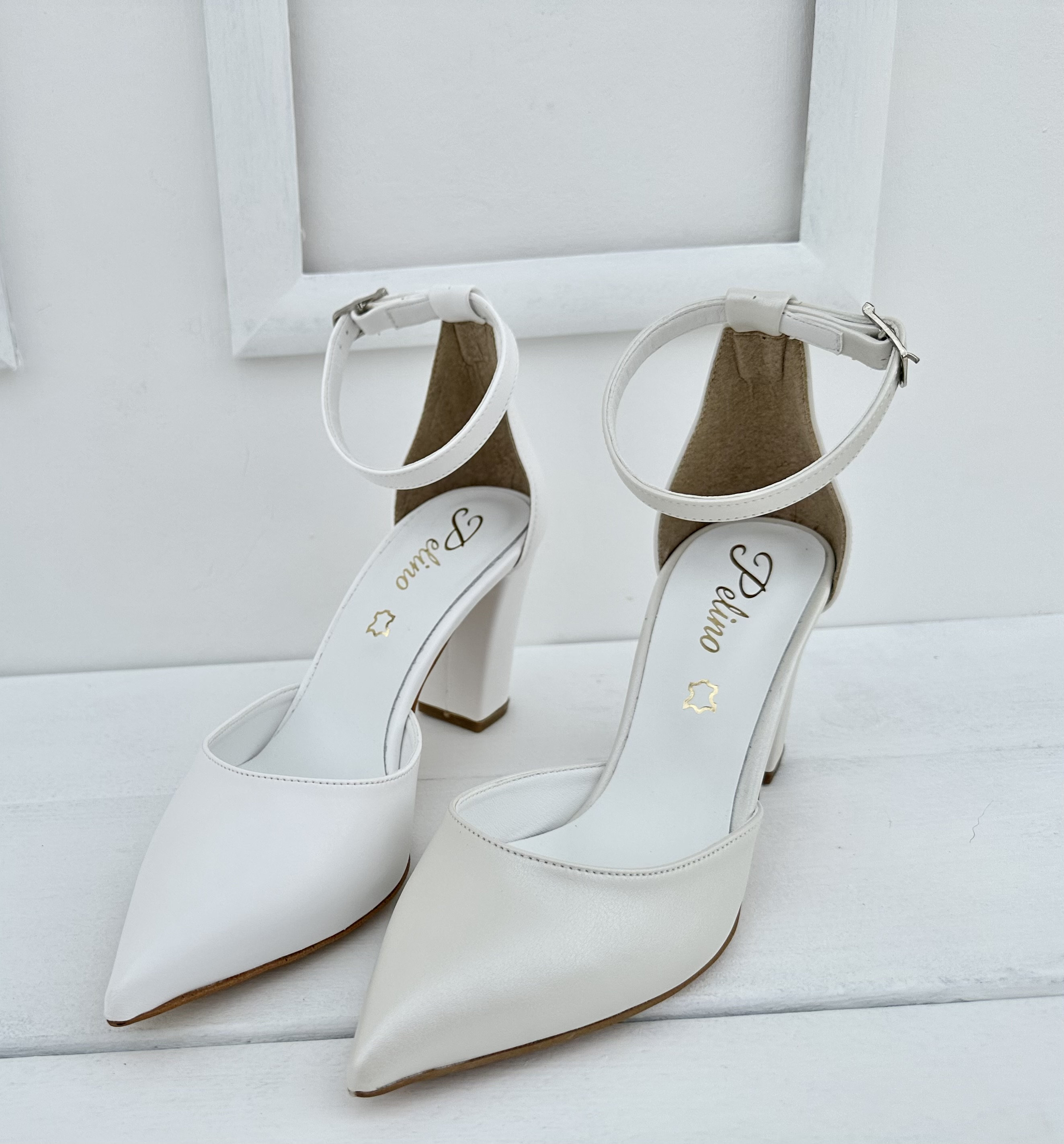 Faux Leather Heels - Stiletto High Heel Sandals - White Heels - Lulus