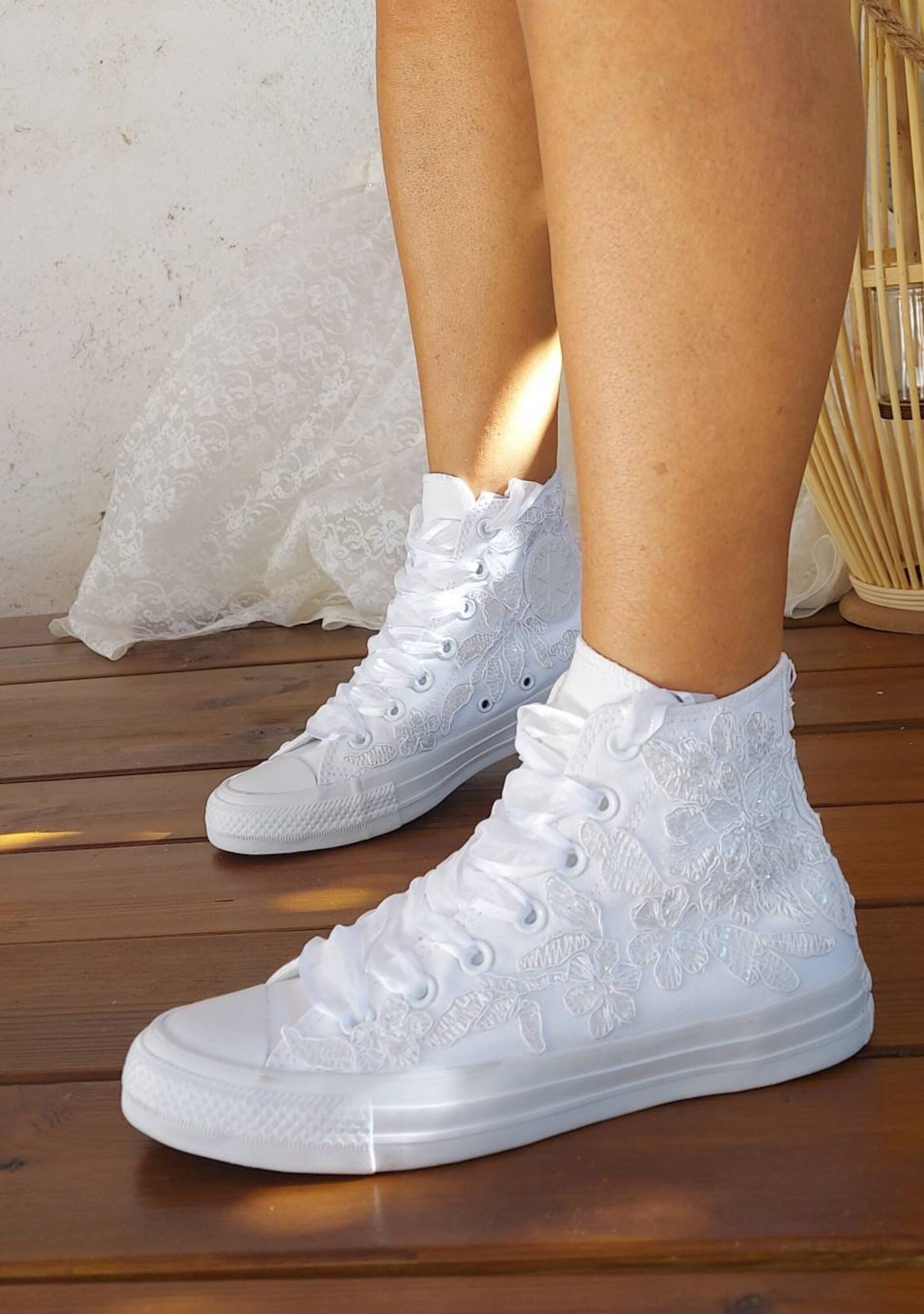converse high top wedding shoes
