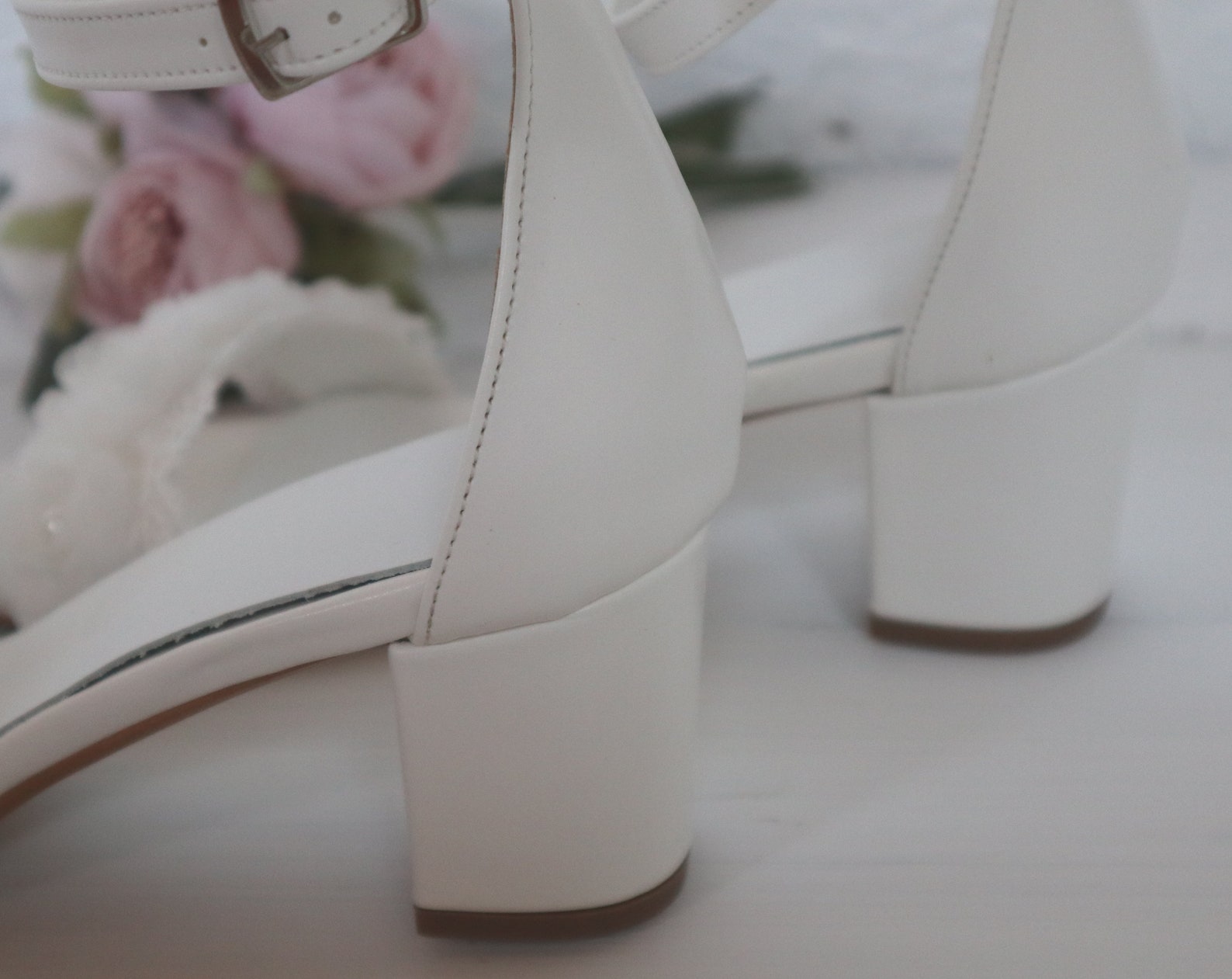 block bridal shoes