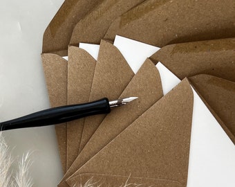 Blank A6 Cards with Envelopes: 300gsm DIY Cardstock