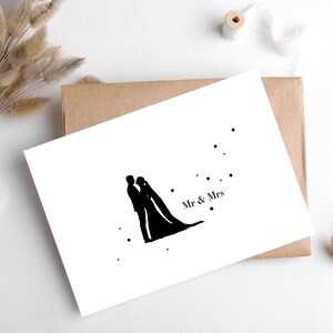 PARA BODAS Tarjeta Sr. y Sra./ de Hygge Cards, myhyggeshop.com/ La opción ideal para cualquier pareja que comience su hermoso viaje juntos/