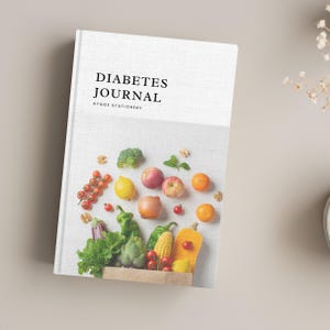 DIABETES JOURNAL, gelinieerd notitieboek/ Ter ondersteuning van personen met diabetes, met gestructureerde maar flexibele ruimte voor het loggen van dagelijkse gezondheidsstatistieken/