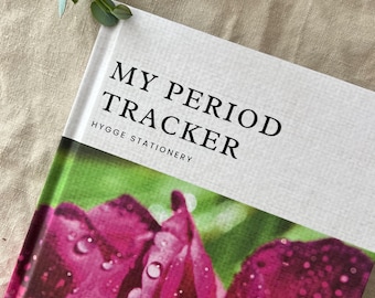 My Period Tracker Notebook/ Guided Menstrual Log for 10 Years/ Wellness Journal and Cycle Planner/ Thoughtful Gift for Friends & Family/