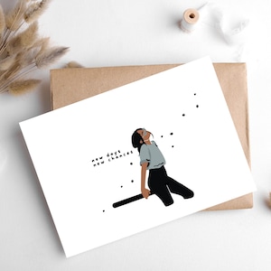 Neue TAGE Neue CHANCEN Karte von Hygge Cards, myhyggeshop.com / An einen Freund&Familie als Erinnerung jeden neuen Tag als Neuanfang anzunehmen/