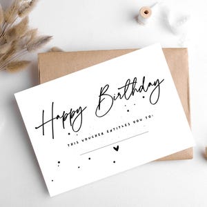 VALE-PRESENTE DE FELIZ ANIVERSÁRIO da Hygge Cards, myhyggeshop.com / É a maneira perfeita de tornar o aniversário do seu filho, filha, amigo... ainda mais especial/